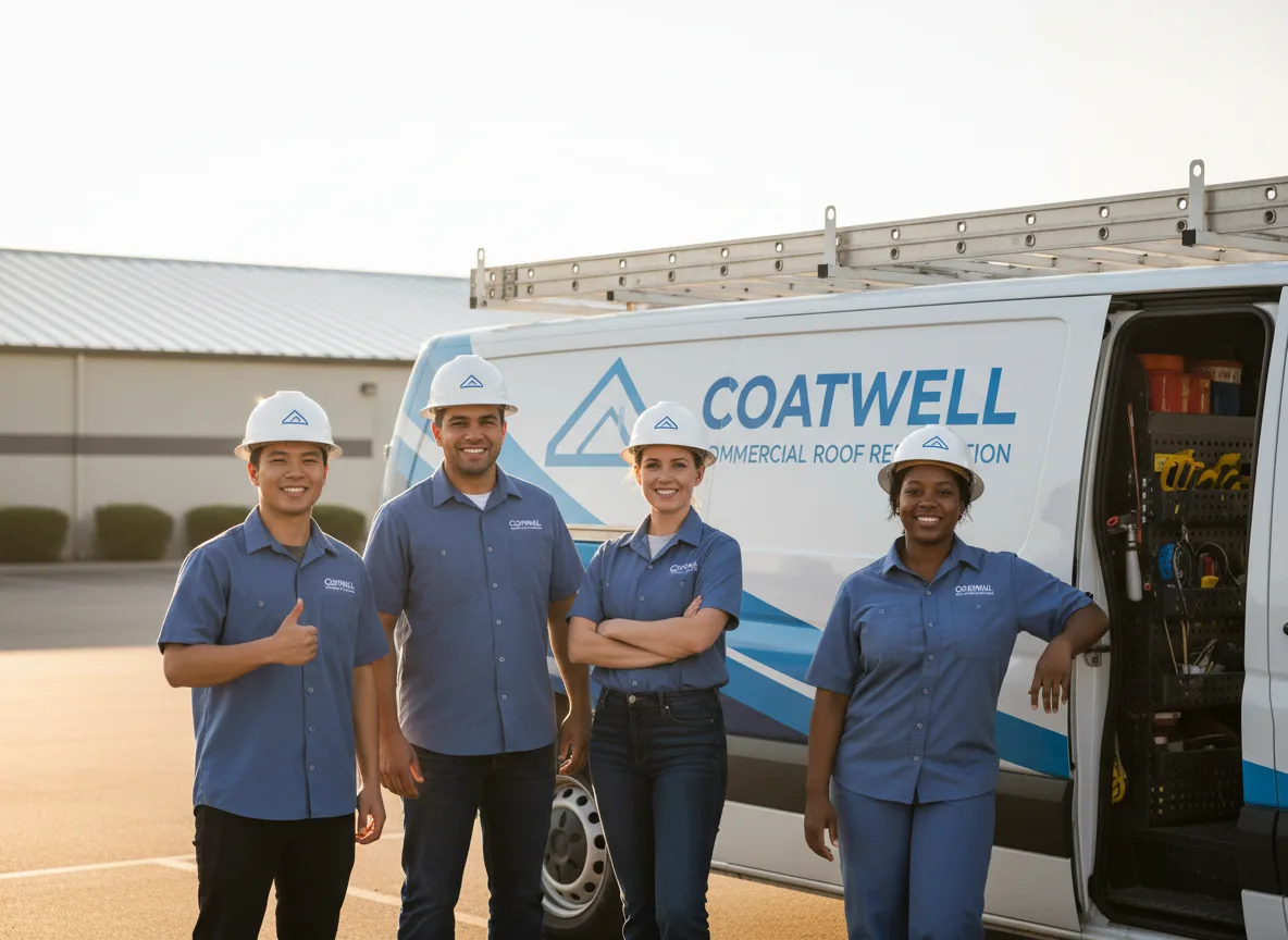 Commercial roof coating company in Adams, OK